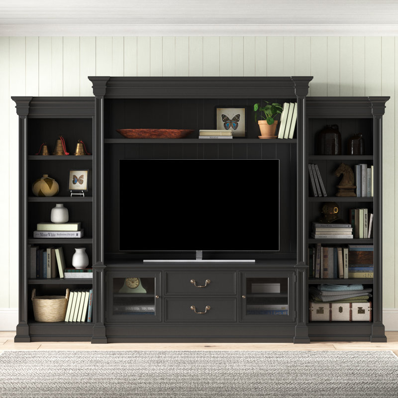 Hooker Furniture Clermont Solid Wood Entertainment Center for TVs up to